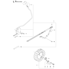 Ignition System Assembly For Husqvarna 555 Chainsaw