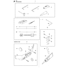 Accessories Assembly For Husqvarna 555 Chainsaw