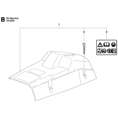 Cover Assembly For Husqvarna 55 Rancher Chainsaw