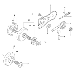 Clutch & Oil Pump Assembly For Husqvarna 55 Rancher Chainsaw