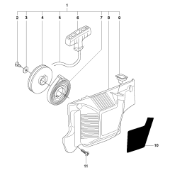 Starter Assembly For Husqvarna 55 Rancher Chainsaw