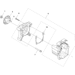 Crankcase Assembly for Husqvarna