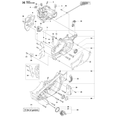 Crankcase Assembly For Husqvarna 562XP-XPG Chainsaw