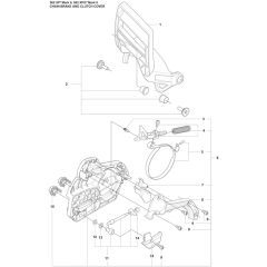 Chain Brake, Clutch Cover Assembly