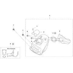Muffler Assembly For Husqvarna 565 Chainsaw
