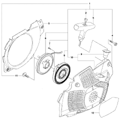 Starter Assembly For Husqvarna 570 Chainsaw