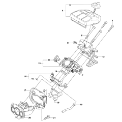 Carburetor & Air Filter Assembly For Husqvarna 570 Chainsaw