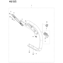 Handle-2 Assembly For Husqvarna 572XP-XPG Chainsaw