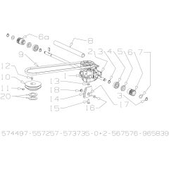Gearbox Assembly for Masport 575AL SP 2020 Aug Mower