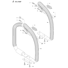 Handle Assembly For Husqvarna 576XP Chainsaw