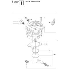 Service Updates Assembly For Husqvarna 576XP Chainsaw