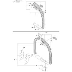 Handle Assembly for Husqvarna 576XP AutoTune Chainsaw