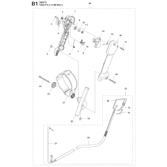 Throttle Controls for Husqvarna 580BTS