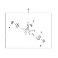 Crankshaft Assembly for 580BTS