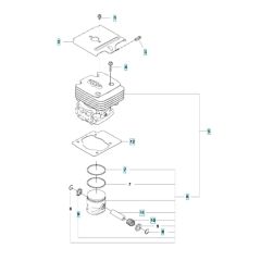 Cylinder Assembly for Husqvarna