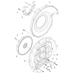 Fan Assembly for Husqvarna 580BTS