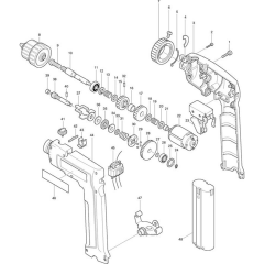 Makita 6095D Drill Driver Assembly
