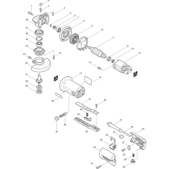 Makita 9526PB Main Assembly