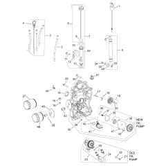 Lubrication for Kohler LH630
