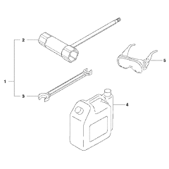 Accessories Assembly for Husqvarna 226 HS75 S Hedge Trimmers