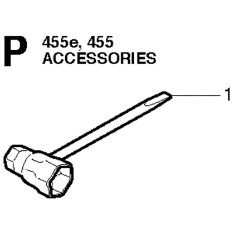 Accessories Assembly For Husqvarna 455e Chainsaw