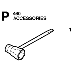 Accessories Assembly For Husqvarna 461 Chainsaw