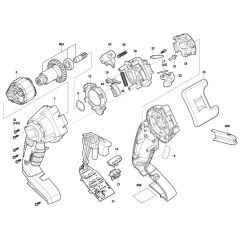 Bosch AdvancedCut 18 Saw Assembly