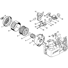 Air Filter Assembly for Stihl TS460 Disc Cutter