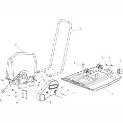 Baseplate & Bedplate Assembly for Altrad Belle PCX20A Plate up to SN 001619