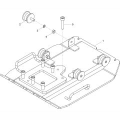 Baseplate Assembly for Altrad Belle PCL1645 & 1650 Forward Plate