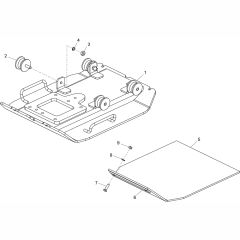 Baseplate Assembly for Altrad Belle PCLX1645E Forward Plate