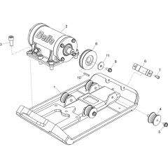 Baseplate Assembly for Altrad Belle PCX60A Forward Plate