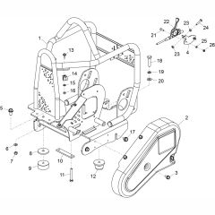 Bedplate Assembly for Altrad Belle PCL1645 & 1650 Forward Plate
