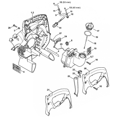 Fan Housing Inside Assembly for Stihl BG50 Blower