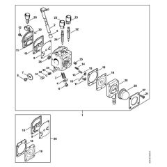 Carburetor for Stihl BG 85