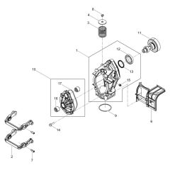 Crankcase Assembly for Wacker BH40 Breaker