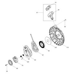 Recoil Starter Assembly for Wacker BH40 Breaker
