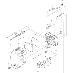Air Filter for Makita BHX2500