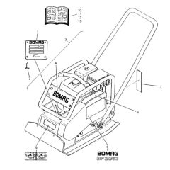 Decals for Bomag BP 20/53