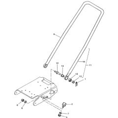 Steering Handle for Bomag BP 23/60