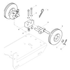 Transport Wheels for Bomag BPS1845