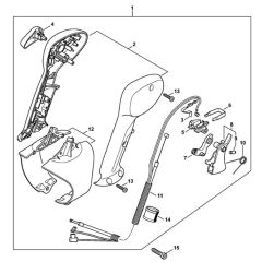 Control Handle for Stihl BR500