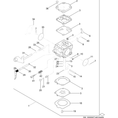 Fixed Jet Carburetor Assembly for Wacker BS52Y Trench Rammers