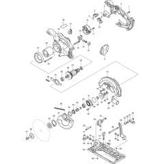 Makita BSS611 Main Assembly