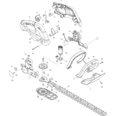 Makita BUH523RF Main Assembly