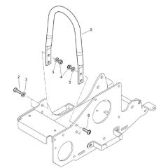 Protection Bow (861834431241-861834439999) Assembly for Bomag BVP10/36 Forward Compactor