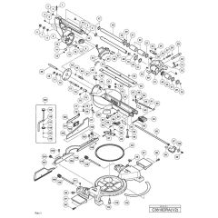 Main Assembly for Hikoki C3610DRA