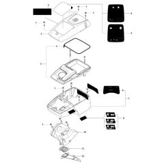 Cylinder Cover Assembly for Husqvarna K760 Disc Cutters