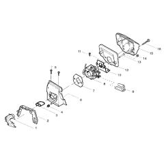 Carburetor & Air Filter Assembly for Husqvarna 136LE Chainsaw