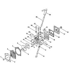 Carburettor parts Assembly for Stihl FS150 FS151 Clearing Saw